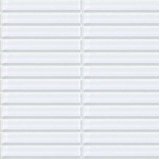 Daltile Color Wave 1" X 6" Mosaic Ice White