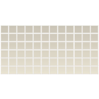 Daltile Color Wheel Mosaic 2" X 2" Straight Joint Glossy Biscuit