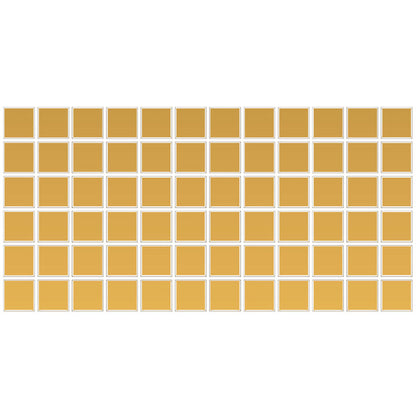 Daltile Color Wheel Mosaic 2" X 2" Straight Joint Glossy Mustard