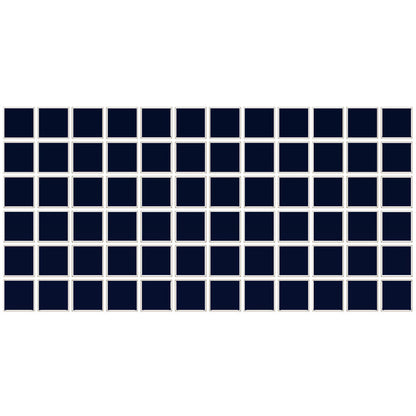 Daltile Color Wheel Mosaic 2" X 2" Straight Joint Glossy Navy