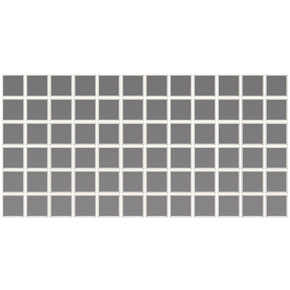 Daltile Color Wheel Mosaic 2" X 2" Straight Joint Glossy Suede Gray