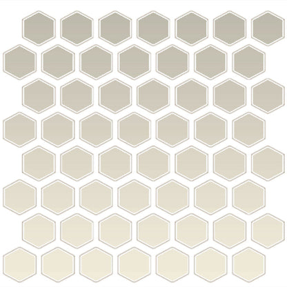 Daltile Color Wheel Mosaic 12" X 14" Hexagon Matte Matte Biscuit