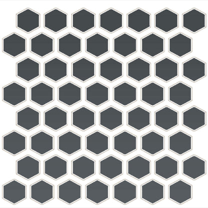Daltile Color Wheel Mosaic 12" X 14" Hexagon Matte Matte Chalkboard