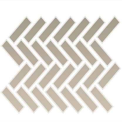 Daltile Color Wheel Mosaic 1" X 3" Herringbone Matte Matte Urban Putty