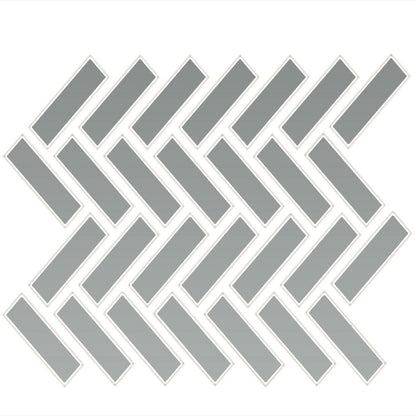 Daltile Color Wheel Mosaic 1" X 3" Herringbone Matte Matte Desert Gray