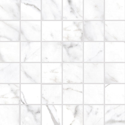 Daltile Costar 2" X 2" Mosaic Straight Joint Calacatta Empire