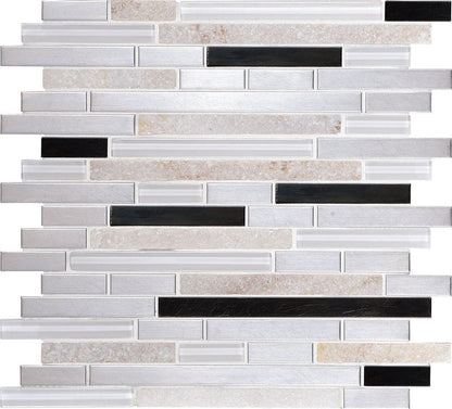 Daltile Endeavors 12" X 12" Mosaic Random Avant Garde Bld