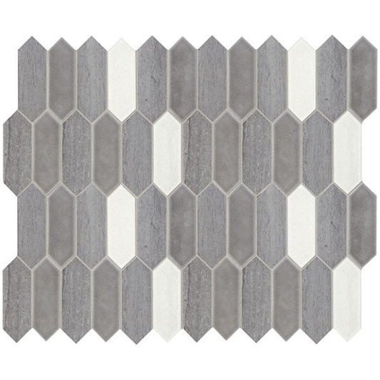 Daltile Fonte 2" X 6" Picket Heather Harbor Blend