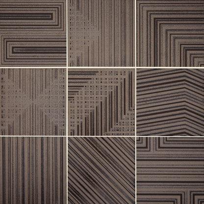 Daltile Geometric Fusion 8" X 8" Mixed Amber