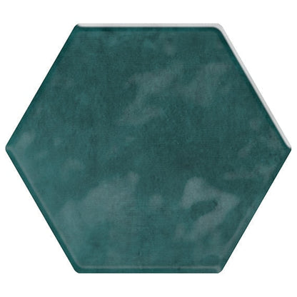 Daltile Mesmerist 4" X " Hexagon Undulated Mystique