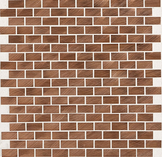 Daltile Anthology 12" X 12" Brick Joint Copper