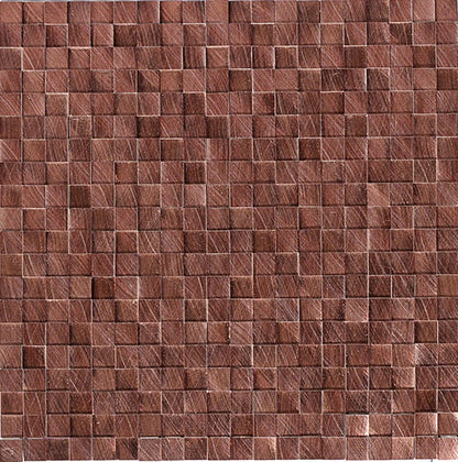 Daltile Anthology 12" X 12" 3D Cube Copper
