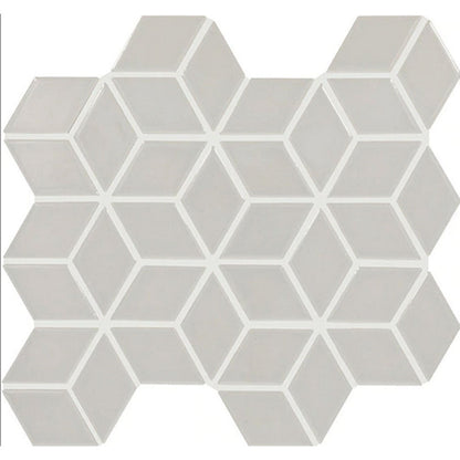 Daltile Color Wheel Retro 2" X 3" 3D Cube Glossy Desert Gray