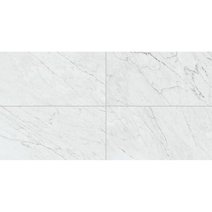 Daltile Marble Attache Lavish 12" X 24" Matte Diamond Carrara