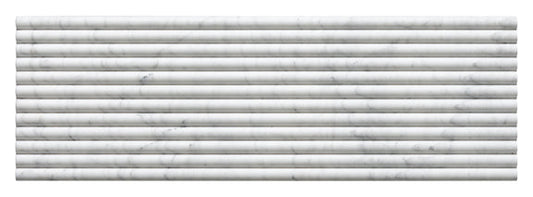 Emser Flutique 12" X 36" Honed  Alba 