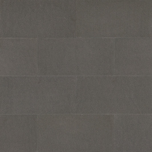 Bedrosians Granite 12" x 24" Flamed Absolute Black