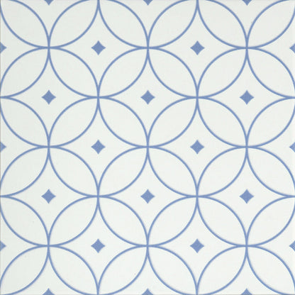 Emser Geometry 10"x10" Atom Blue