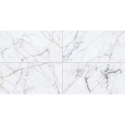 Daltile Marble Attache Lavish 12" X 24" Matte Golden Reverie