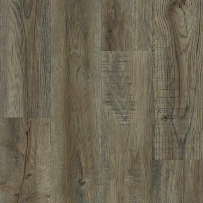 Happy Feet Stone Elegance II 7.25" x 48" 6.2mm 20 mil Stabilicor Plus (SPC) Colonial Pecan