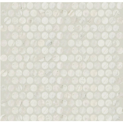 Daltile Famed 11" X 13" Mosaic Penny Rounds Iconic