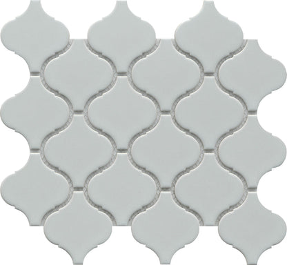 Emser Influence 10"x11" Arbasque Mosaic 3"x3" Polished Gray