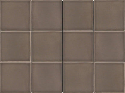 Emser Kaze 12"x16" Mosaic 3.86"X3.86" Polished Taupe