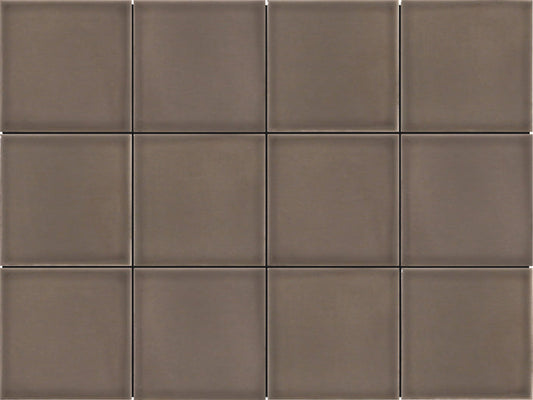 Emser Kaze 12"x16" Mosaic 3.86"X3.86" Polished Taupe