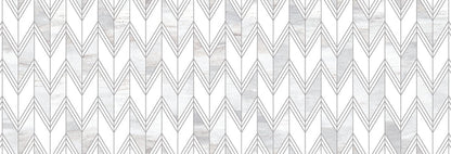 Emser Kudos 16"x47"  Chevron Perla