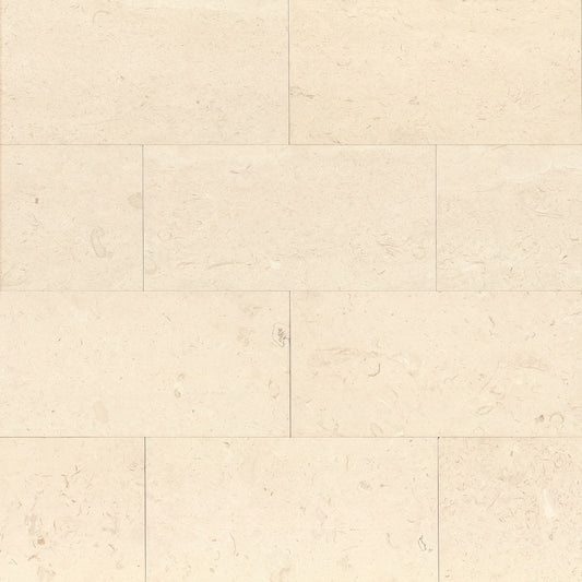Bedrosians Limestone 12" X 24"  Corinthian White