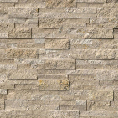 MS International Rockmount 6" x 24" SplitFace Ledger Panel Durango Cream