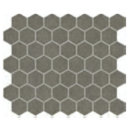 Marazzi Moroccan Concrete 1.5" Hexagon Mosaic Light Moss