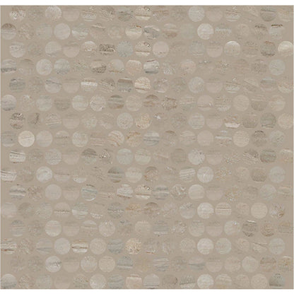 Daltile Famed 11" X 13" Mosaic Penny Rounds Luxe
