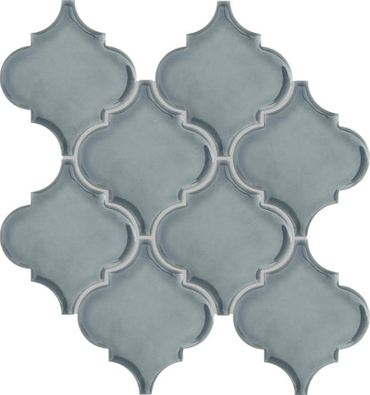 Emser Morocco 10"x11" Arabesque Mosaic 4.6"X5.3" Dove