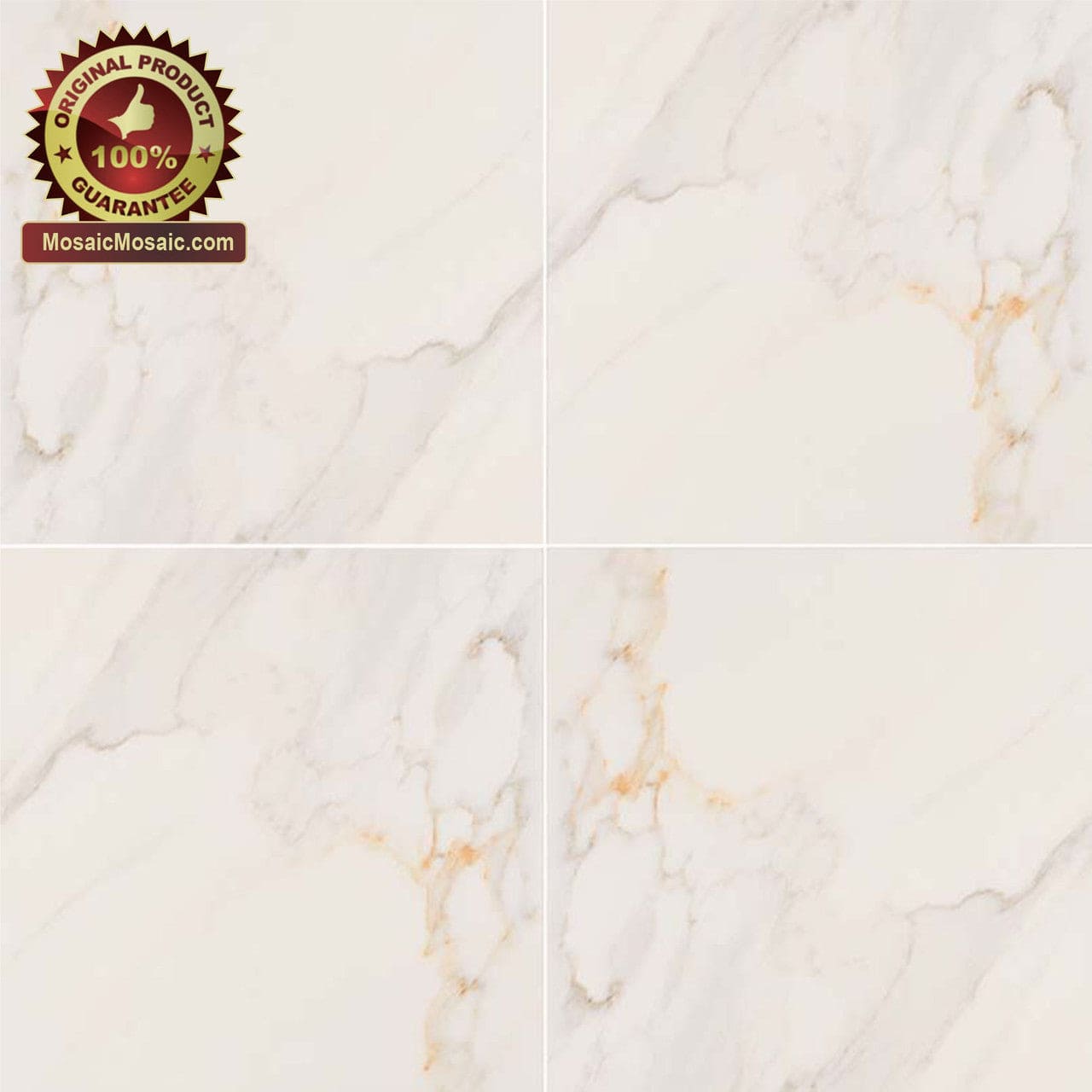 MS International Adella 18" x 18" Matte Calacatta