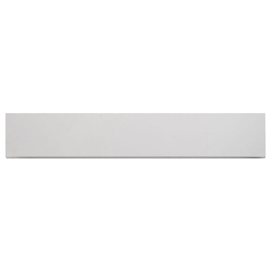 MS International Aria 3" x 18" Bullnose Polished Bianco
