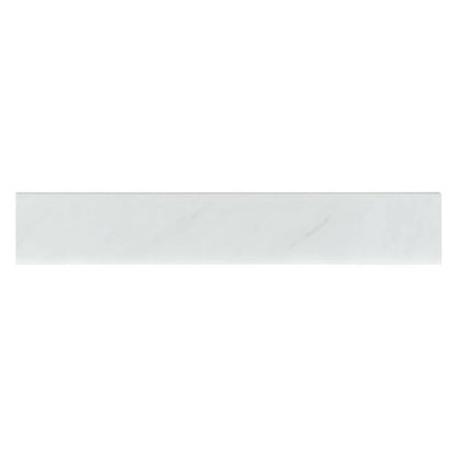 MS International Aria 3" x 18" Bullnose Polished Ice