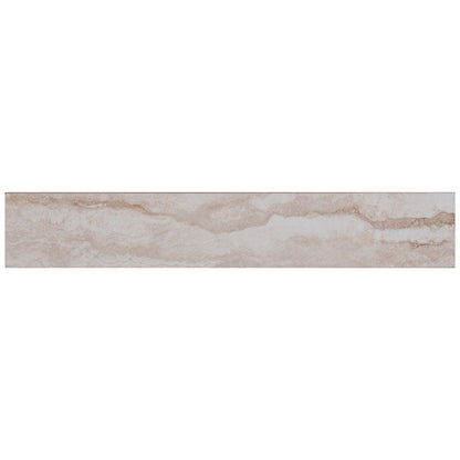 MS International Bernini 3" x 18" Bullnose Matte Bianco