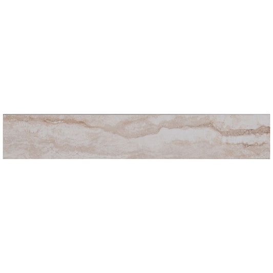MS International Bernini 3" x 18" Bullnose Matte Bianco