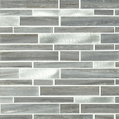 MS International Decorative Mosaic 12" x 12" Interlocking Bimini