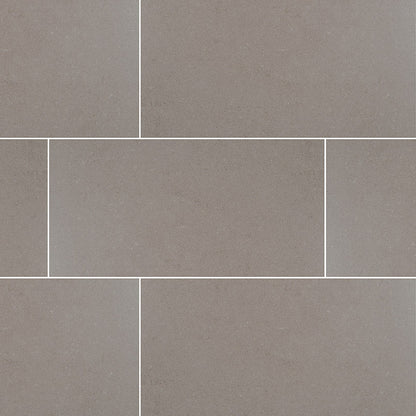 MS International Dimensions 12" x 24" Matte Gris
