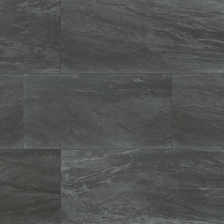 MS International Durban 12" x 24" Polished Anthracite