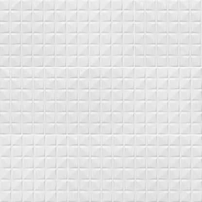 MS International Dymo 12" x 24" Glossy Chex White