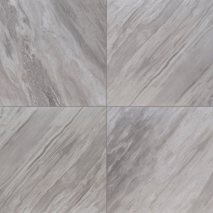MS International Eden 24" x 24" Polished Bardiglio