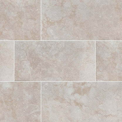 MS International Ansello 12" x 24" Matte Ivory