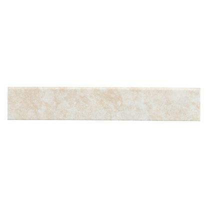 MS International Ansello 3" x 18" Bullnose Matte Ivory