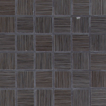 MS International Focus 2" x 2" Mosaic 12" x 12" Matte Graphite