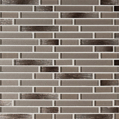 MS International Decorative Mosaic 12" x 12" Interlocking Champagne Blend