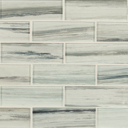 MS International Decorative Mosaic 12" x 12" Subway 2" x 6" Malta Cliffs