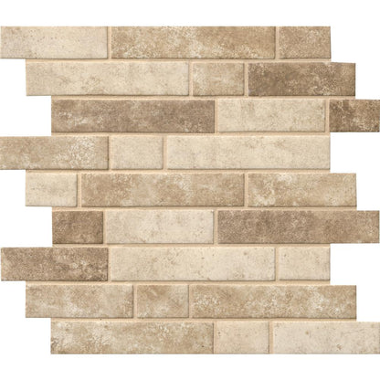 MS International Decorative Mosaic 12" x 12" Interlocking Sandhills