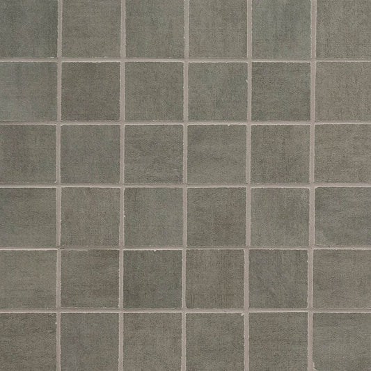 MS International Gridscale 2" x 2" Mosaic Matte Concrete